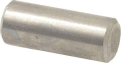 Value Collection - 1/4" Diam x 5/8" Pin Length 316 Stainless Steel Standard Dowel Pin - Bright Finish, 2 Beveled End - Eagle Tool & Supply