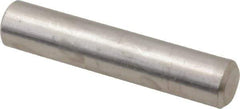Value Collection - 1/4" Diam x 1-1/4" Pin Length 316 Stainless Steel Standard Dowel Pin - Bright Finish, 2 Beveled End - Eagle Tool & Supply