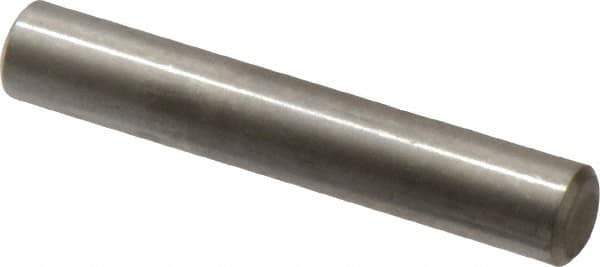 Value Collection - 1/4" Diam x 1-1/2" Pin Length 316 Stainless Steel Standard Dowel Pin - Bright Finish, 2 Beveled End - Eagle Tool & Supply