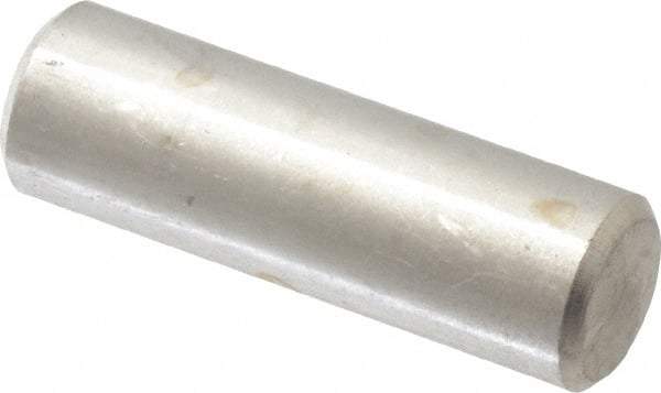 Value Collection - 5/16" Diam x 1" Pin Length 316 Stainless Steel Standard Dowel Pin - Bright Finish, 2 Beveled End - Eagle Tool & Supply