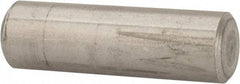 Value Collection - 3/8" Diam x 1-1/4" Pin Length 316 Stainless Steel Standard Dowel Pin - Bright Finish, 2 Beveled End - Eagle Tool & Supply