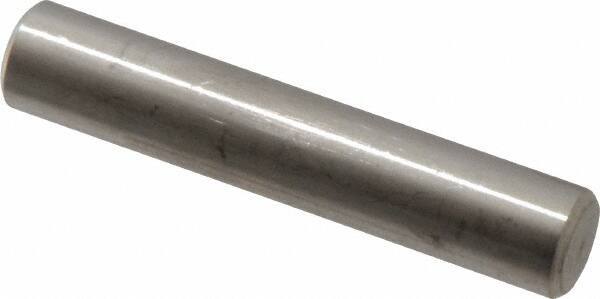 Value Collection - 3/8" Diam x 2" Pin Length 316 Stainless Steel Standard Dowel Pin - Bright Finish, 2 Beveled End - Eagle Tool & Supply