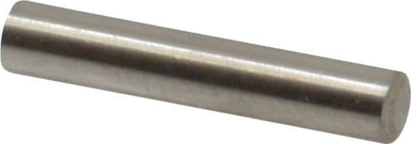 Value Collection - 3mm Diam x 16mm Pin Length 316 Stainless Steel Standard Dowel Pin - Bright Finish, 1 Rounded End - Eagle Tool & Supply
