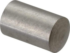 Value Collection - 4mm Diam x 6mm Pin Length 316 Stainless Steel Standard Dowel Pin - Bright Finish, 1 Rounded End - Eagle Tool & Supply