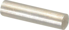Value Collection - 4mm Diam x 16mm Pin Length 316 Stainless Steel Standard Dowel Pin - Bright Finish, 1 Rounded End - Eagle Tool & Supply