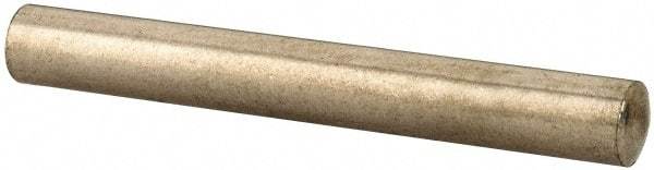 Value Collection - 4mm Diam x 32mm Pin Length 316 Stainless Steel Standard Dowel Pin - Bright Finish, 1 Rounded End - Eagle Tool & Supply