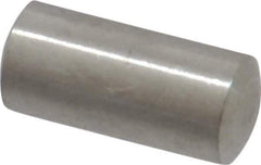 Value Collection - 5mm Diam x 10mm Pin Length 316 Stainless Steel Standard Dowel Pin - Bright Finish, 1 Rounded End - Eagle Tool & Supply