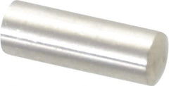 Value Collection - 5mm Diam x 14mm Pin Length 316 Stainless Steel Standard Dowel Pin - Bright Finish, 1 Rounded End - Eagle Tool & Supply