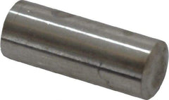 Value Collection - 8mm Diam x 20mm Pin Length 316 Stainless Steel Standard Dowel Pin - Bright Finish, 1 Rounded End - Eagle Tool & Supply