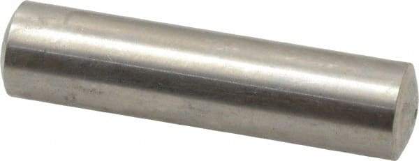 Value Collection - 8mm Diam x 32mm Pin Length 316 Stainless Steel Standard Dowel Pin - Bright Finish, 1 Rounded End - Eagle Tool & Supply
