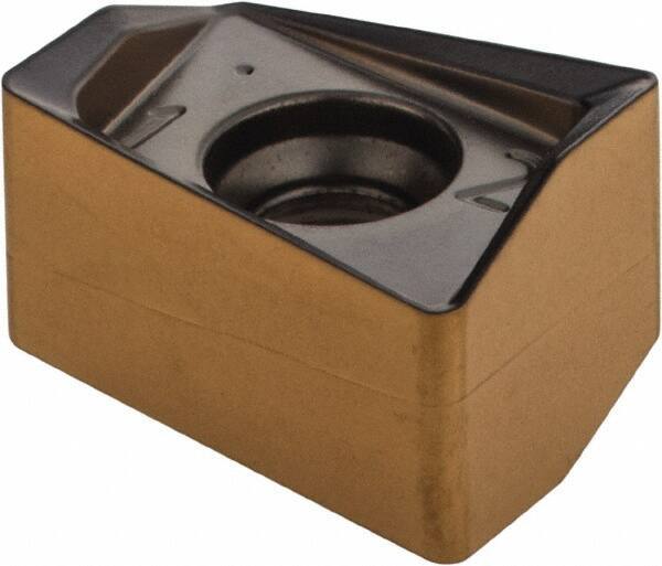Iscar - H490 ANKX120508 Grade IC830 Carbide Milling Insert - TiAlN/TiN Finish, 0.3602" Thick, 0.8mm Corner Radius - Eagle Tool & Supply