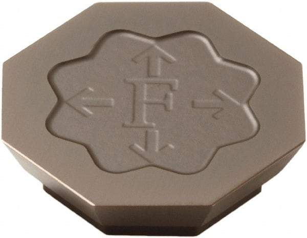 Seco - OFEN0704 M16 Grade MK1500 Carbide Milling Insert - TiCN/Al2O3 Finish, 0.187" Thick, 0.709" Inscribed Circle - Eagle Tool & Supply