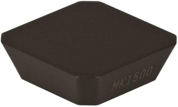 Seco - SEKN1504 M18 Grade MK1500 Carbide Milling Insert - TiCN/Al2O3 Finish, 0.187" Thick, 5/8" Inscribed Circle - Eagle Tool & Supply