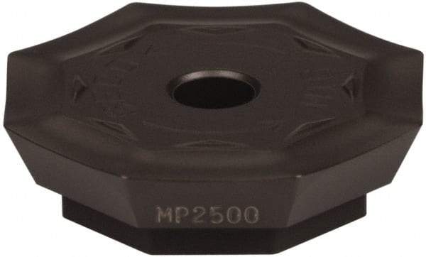 Seco - OFER070405 M16 Grade MP2500 Carbide Milling Insert - TiCN/Al2O3 Finish, 0.18" Thick, 0.706" Inscribed Circle - Eagle Tool & Supply