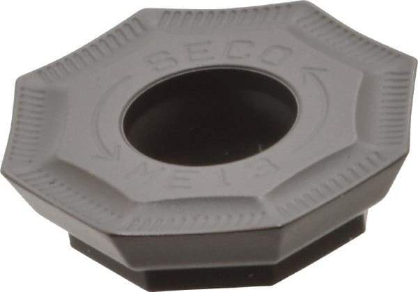 Seco - OFMT070405 ME13 Grade MP2500 Carbide Milling Insert - TiCN/Al2O3 Finish, 0.191" Thick, 0.707" Inscribed Circle - Eagle Tool & Supply