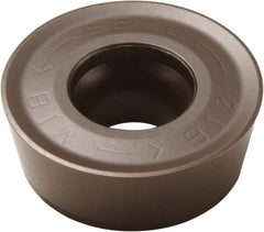 Seco - RPKT2006M0 M20 Grade T350M Carbide Milling Insert - TiCN/Al2O3 Finish, 1/4" Thick, 0.787" Inscribed Circle - Eagle Tool & Supply