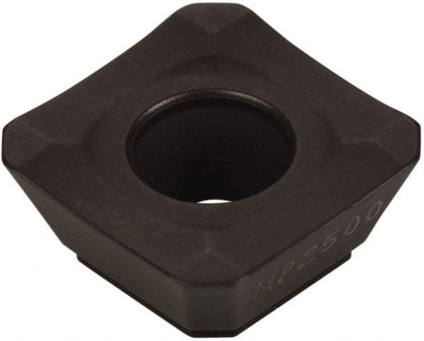 Seco - SEMX09T3 M08 Grade MP2500 Carbide Milling Insert - TiCN/Al2O3 Finish, 0.156" Thick, 3/8" Inscribed Circle - Eagle Tool & Supply