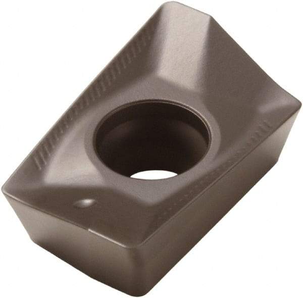 Seco - XOMX180640 ME13 Grade MP2500 Carbide Milling Insert - TiCN/Al2O3 Finish, 1/4" Thick, 0.157" Corner Radius - Eagle Tool & Supply