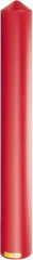 Eagle - 7-1/4" Wide x 7-1/4" Deep x 56" High, 6" Bollard Cover - Red, High Density Polyethylene, 6 Lb, Smooth Surface - Eagle Tool & Supply