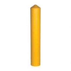 Eagle - 9-1/2" Wide x 9-1/2" Deep x 57" High, 8" Bollard Cover - Yellow, High Density Polyethylene, 8 Lb, Smooth Surface - Eagle Tool & Supply