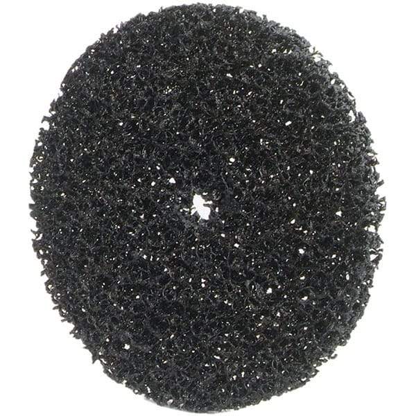 Merit Abrasives - 6" Very Coarse Grade Deburring Disc - 1/2" Center Hole, Arbor Connection, 4,000 Max RPM - Eagle Tool & Supply