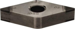 Iscar - DNGA431 TMC Grade IB55 CBN Turning Insert - Uncoated, 55° Diamond, 1/2" Inscr Circle, 3/16" Thick, 1/64" Corner Radius - Eagle Tool & Supply