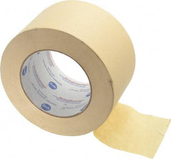 Intertape - 3" Wide x 60 Yd Long White Paper Masking Tape - Series PG5, 6.3 mil Thick, 25 In/Lb Tensile Strength - Eagle Tool & Supply