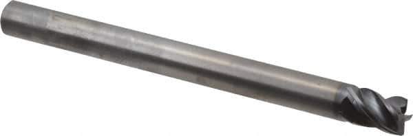 Kennametal - 1/2", 4 Flute, Solid Carbide, Corner Chamfer End Mill - 6" OAL, 5/8" LOC - Eagle Tool & Supply