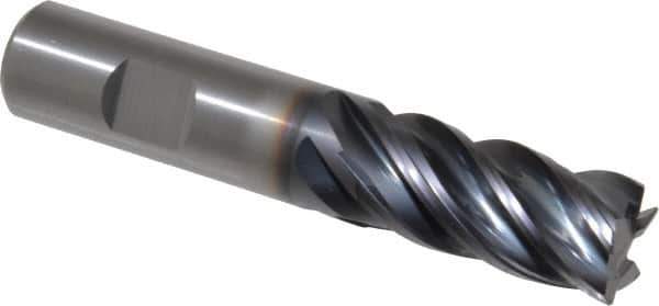 Kennametal - 3/4", 5 Flute, Solid Carbide, 0.03" Corner Radius End Mill - 4" OAL, 1-1/2" LOC - Eagle Tool & Supply