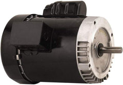 US Motors - 1-1/2 Max hp, 3,600 Max RPM, Single Cap Start-Cap Run Electric AC DC Motor - 115/208-230 V Input, Single Phase, 56C Frame, 5/8" Shaft Diam, C-Face Mount, TEFC Enclosure - Eagle Tool & Supply