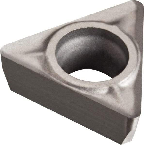 Sandvik Coromant - TCGX1.81.50 AL Grade H10 Carbide Turning Insert - Uncoated, 60° Triangle, 7/32" Inscr Circle, 3/32" Thick, 0.2mm Corner Radius - Eagle Tool & Supply