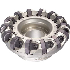 Iscar - 5.47" Cut Diam, 1-1/2" Arbor Hole, 0.217" Max Depth of Cut, 45° Indexable Chamfer & Angle Face Mill - 18 Inserts, ONH.. Insert, Right Hand Cut, 18 Flutes, Series 16Mill - Eagle Tool & Supply