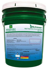 Renewable Lubricants - 5 Gal Pail Synthetic/Graphite Lubricant - White, -28°F to 2,000°F, Food Grade - Eagle Tool & Supply