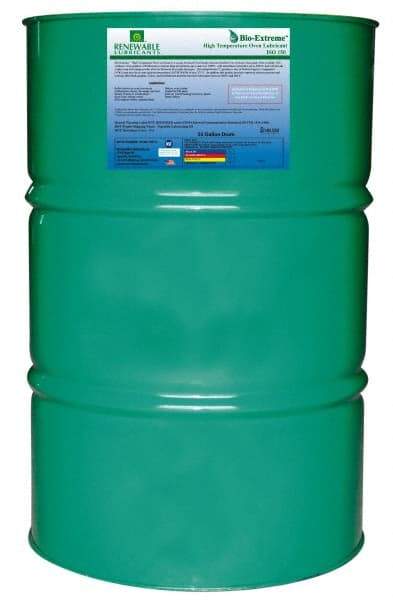 Renewable Lubricants - 55 Gal Drum Synthetic/Graphite Lubricant - White, -28°F to 2,000°F, Food Grade - Eagle Tool & Supply