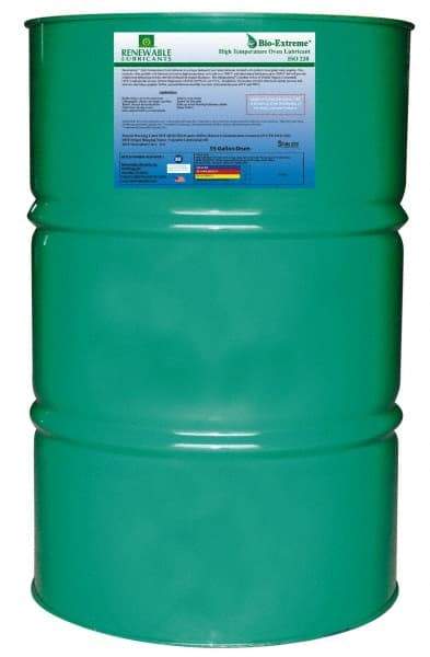 Renewable Lubricants - 55 Gal Drum Synthetic/Graphite Lubricant - White, -28°F to 2,000°F, Food Grade - Eagle Tool & Supply