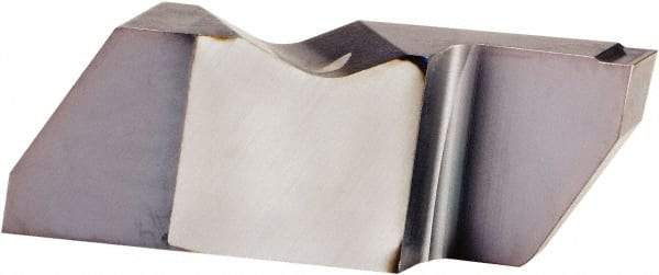 Kennametal - 4189NGD K Grade KCU25, 4.8mm Cutting Width Carbide Grooving Insert - 9.53mm Max Depth of Cut, Right Hand, 0.57mm Corner Radius, AlTiN Finish - Eagle Tool & Supply