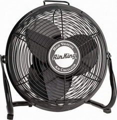 Air King - 14" Blade, 1/20 hp, 1,180, 1,470 & 1,650 CFM, Industrial Circulation Fan - Floor Stand, 120V Volts, 3 Speed - Eagle Tool & Supply