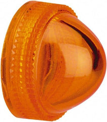 Schneider Electric - Round Pilot and Indicator Light Lens - Amber - Eagle Tool & Supply