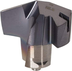 Iscar - Series ICM, 1.02" Diam Grade IC908 140° Replaceable Drill Tip - Carbide, TiAlN Finish, 25 Seat Size, Through Coolant - Eagle Tool & Supply