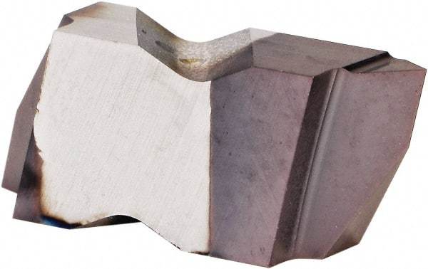 Kennametal - NTK2 Grade KCU25, Internal/External Partial Profile 60° Threading Insert - 0.6 to 1.75mm & 14 to 44 TPI Ext Pitch, 10 to 20mm & 12 to 24 TPI Int Pitch, Right Hand Insert, AlTiN Finish, Carbide - Eagle Tool & Supply