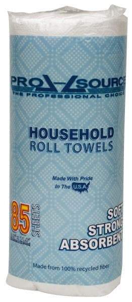 PRO-SOURCE - Perforated Roll of 2 Ply White Paper Towels - 11" Sheet Length - Eagle Tool & Supply