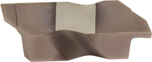 Sumitomo - 2041SG Grade EH520V, 0.041" Cutting Width Carbide Grooving Insert - 0.05" Max Depth of Cut, Neutral, 0.002 to 0.005" Corner Radius, TiAlN Finish - Eagle Tool & Supply