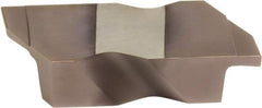 Sumitomo - 2041SG Grade EH520V, 0.041" Cutting Width Carbide Grooving Insert - 0.05" Max Depth of Cut, Neutral, 0.002 to 0.005" Corner Radius, TiAlN Finish - Eagle Tool & Supply