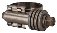 Value Collection - 11/16 to 1-1/4" Hose, 9/16" Wide x 0.6" Thick, Constant Torque Clamp - 11/16 to 1-1/4" Diam, Grade 301 & 410 Stainless Steel Screw - Eagle Tool & Supply