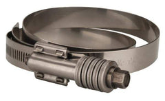 Value Collection - 6-1/4 to 7-1/8" Hose, 5/8" Wide x 0.7" Thick, Constant Torque Clamp - 6-1/4 to 7-1/8" Diam, Grade 301 & 410 Stainless Steel Screw - Eagle Tool & Supply