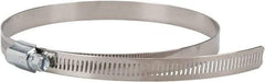 Value Collection - SAE Size 96, 4-1/2 to 6-1/2" Diam, Stainless Steel/Carbon Steel Worm Drive Clamp - 1/2" Wide, Material Grade 201 - Eagle Tool & Supply