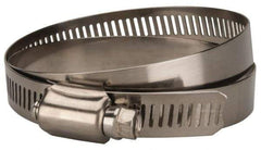 Value Collection - SAE Size 88, 4 to 6" Diam, Stainless Steel/Carbon Steel Worm Drive Clamp - 1/2" Wide, Material Grade 201 - Eagle Tool & Supply