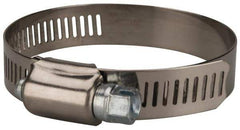 Value Collection - SAE Size 36, 1-3/4 to 2-3/4" Diam, Stainless Steel/Carbon Steel Worm Drive Clamp - 1/2" Wide, Material Grade 201 - Eagle Tool & Supply