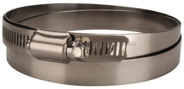 Value Collection - SAE Size 176, 9-1/2 to 11-1/2" Diam, Stainless Steel Worm Drive Clamp - 1/2" Wide, Material Grade 201 - Eagle Tool & Supply