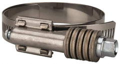 Value Collection - 2-1/4 to 3-1/8" Hose, 5/8" Wide x 0.7" Thick, Constant Torque Clamp - 2-1/4 to 3-1/8" Diam, Grade 304 Stainless Steel/Carbon Steel Screw - Eagle Tool & Supply